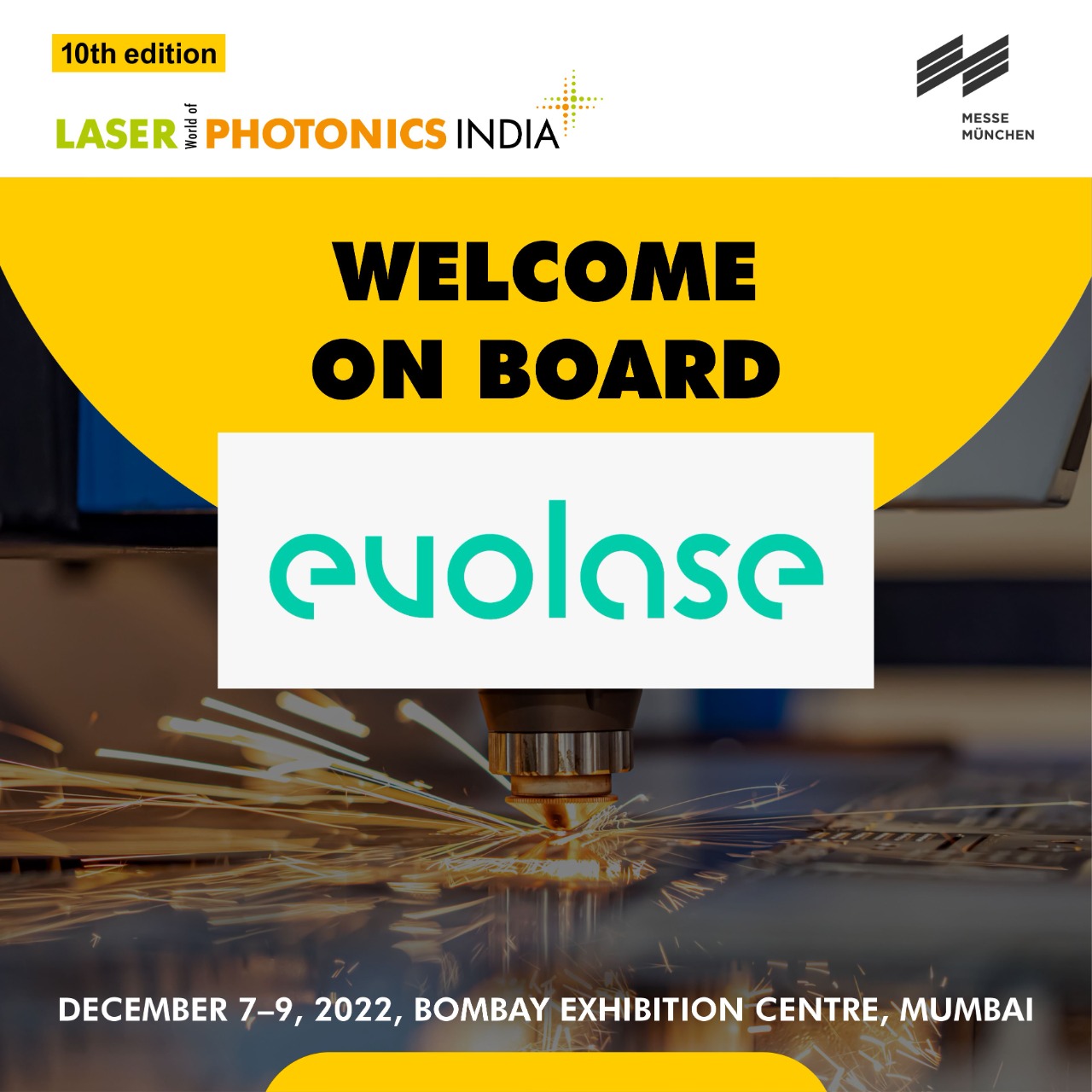 Evolase at Laser World of Photonics India Evolase Oy